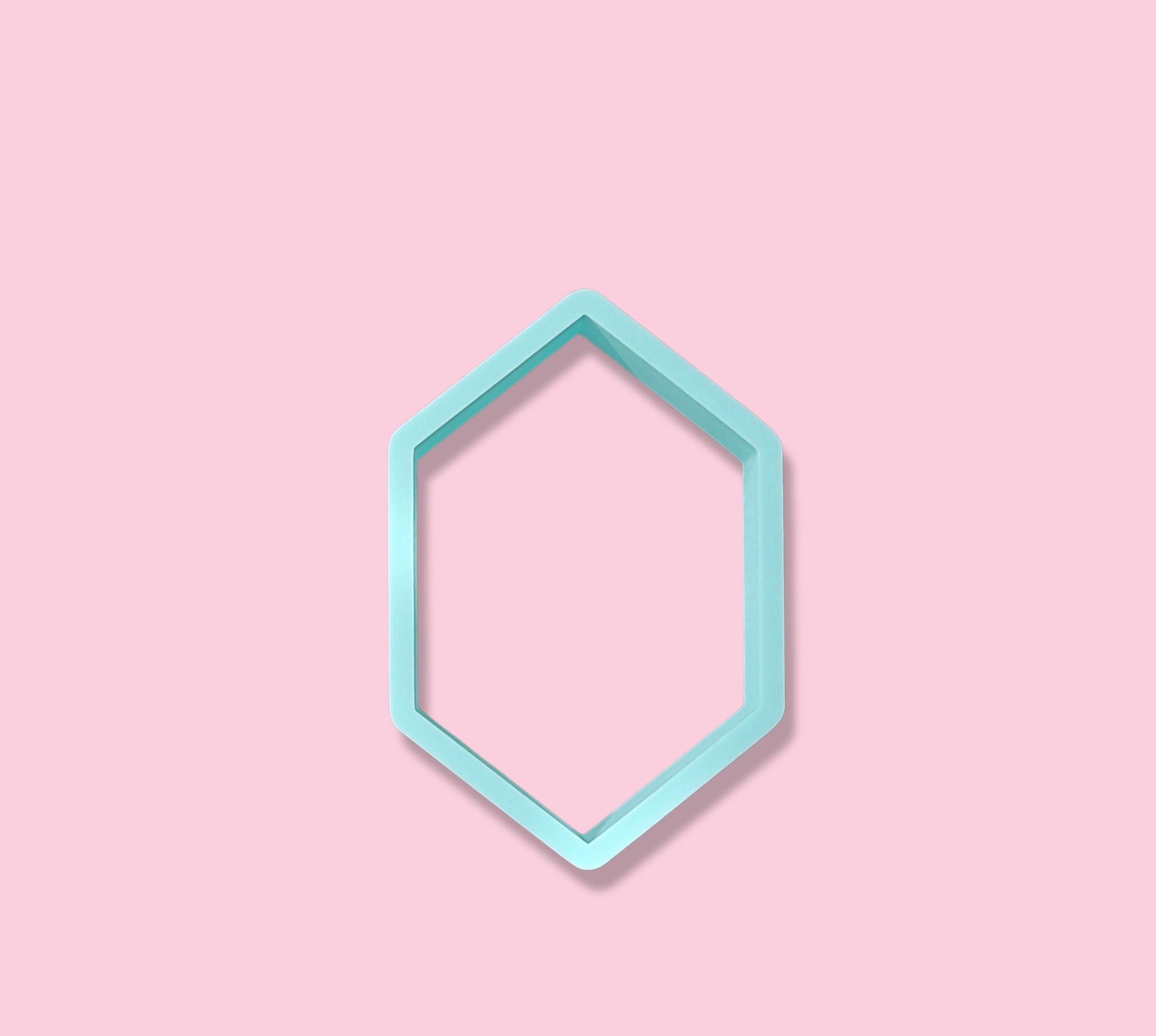Hexagon Plaque Cookie Cutter