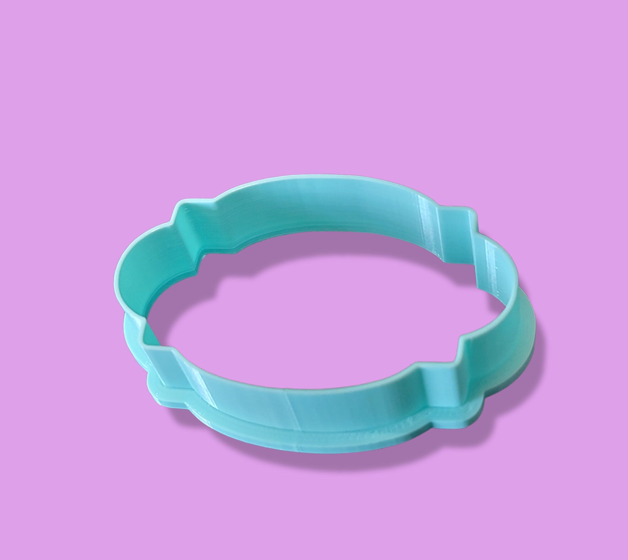 Circle Rectangle Plaque Cookie Cutter