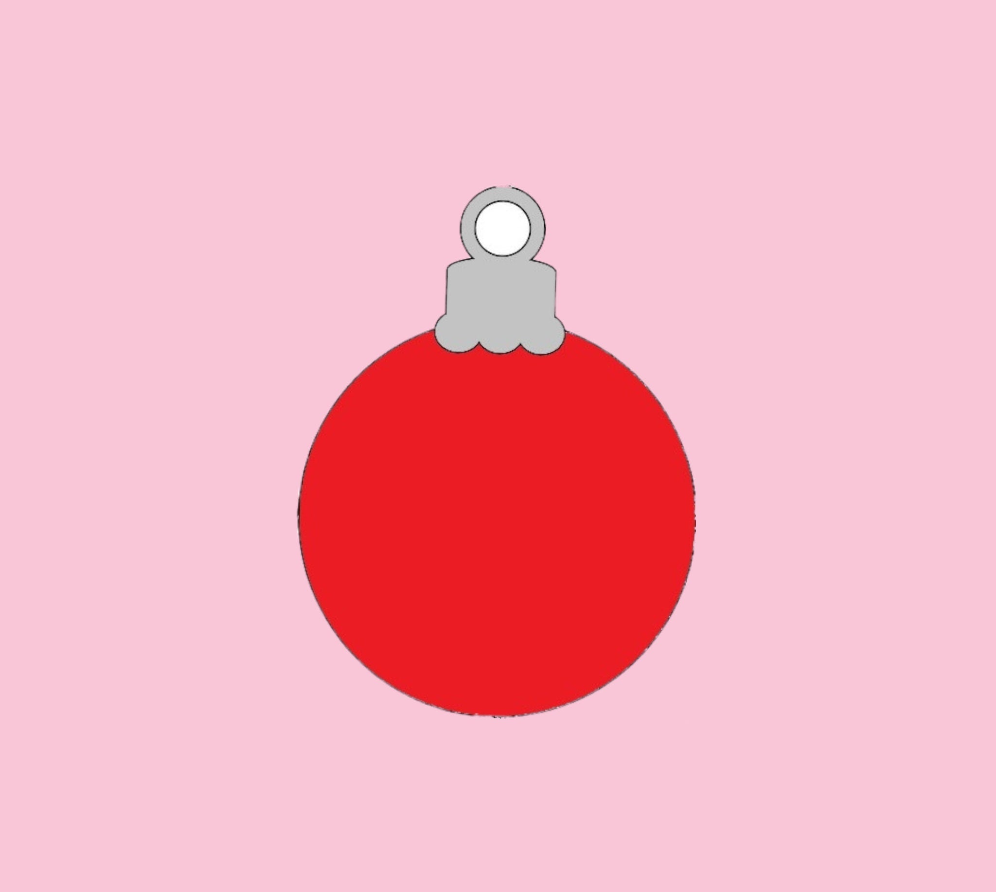 Christmas Ornament Cookie Cutter