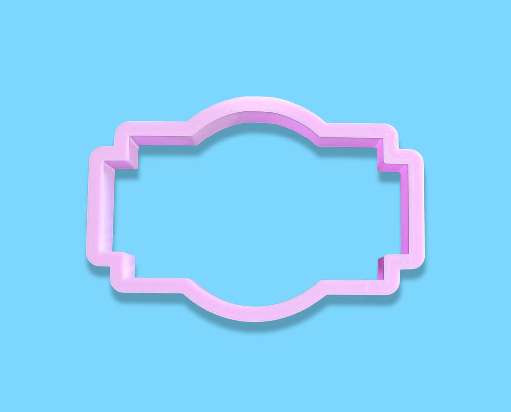 Oval Rectangle Plaque | Cookie Cutter