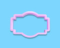 Oval Rectangle Plaque | Cookie Cutter