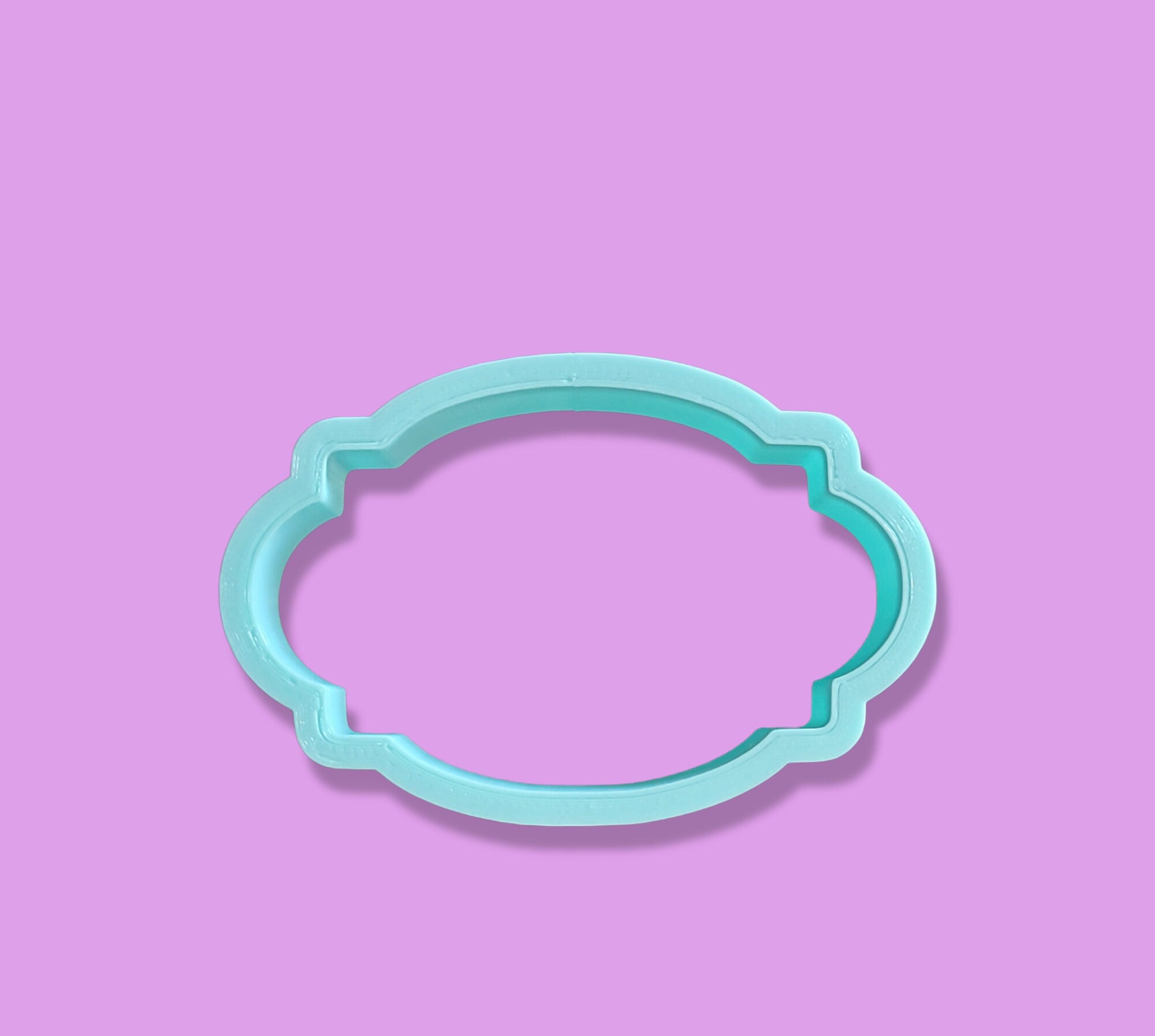 Circle Rectangle Plaque Cookie Cutter