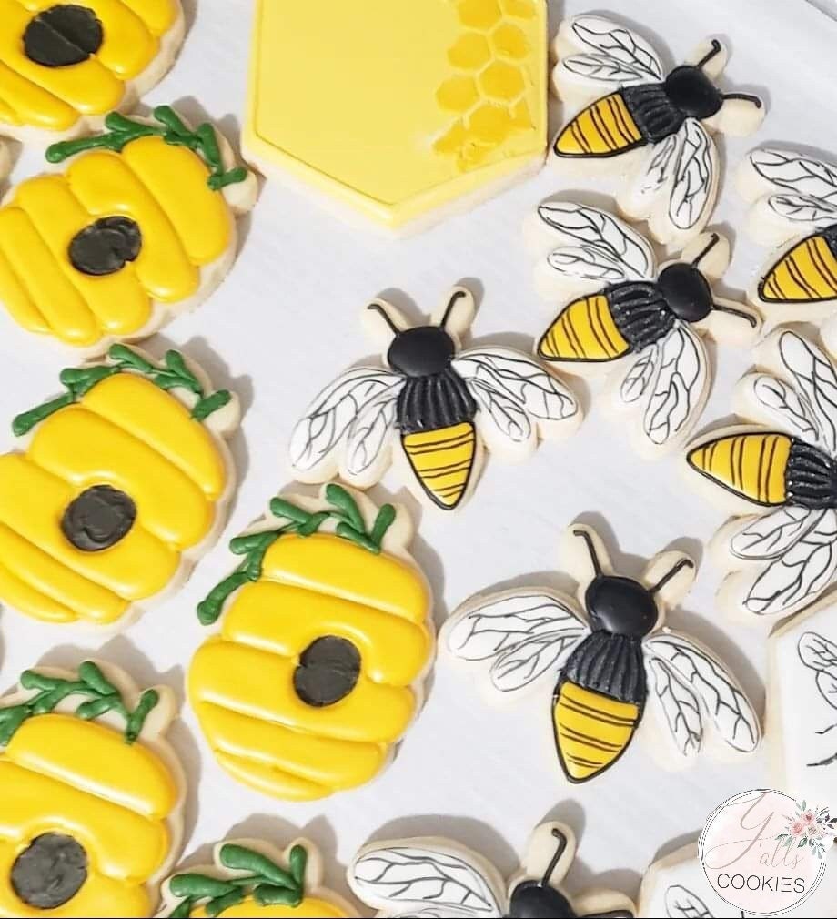 Floral Beehive Cookie Cutter