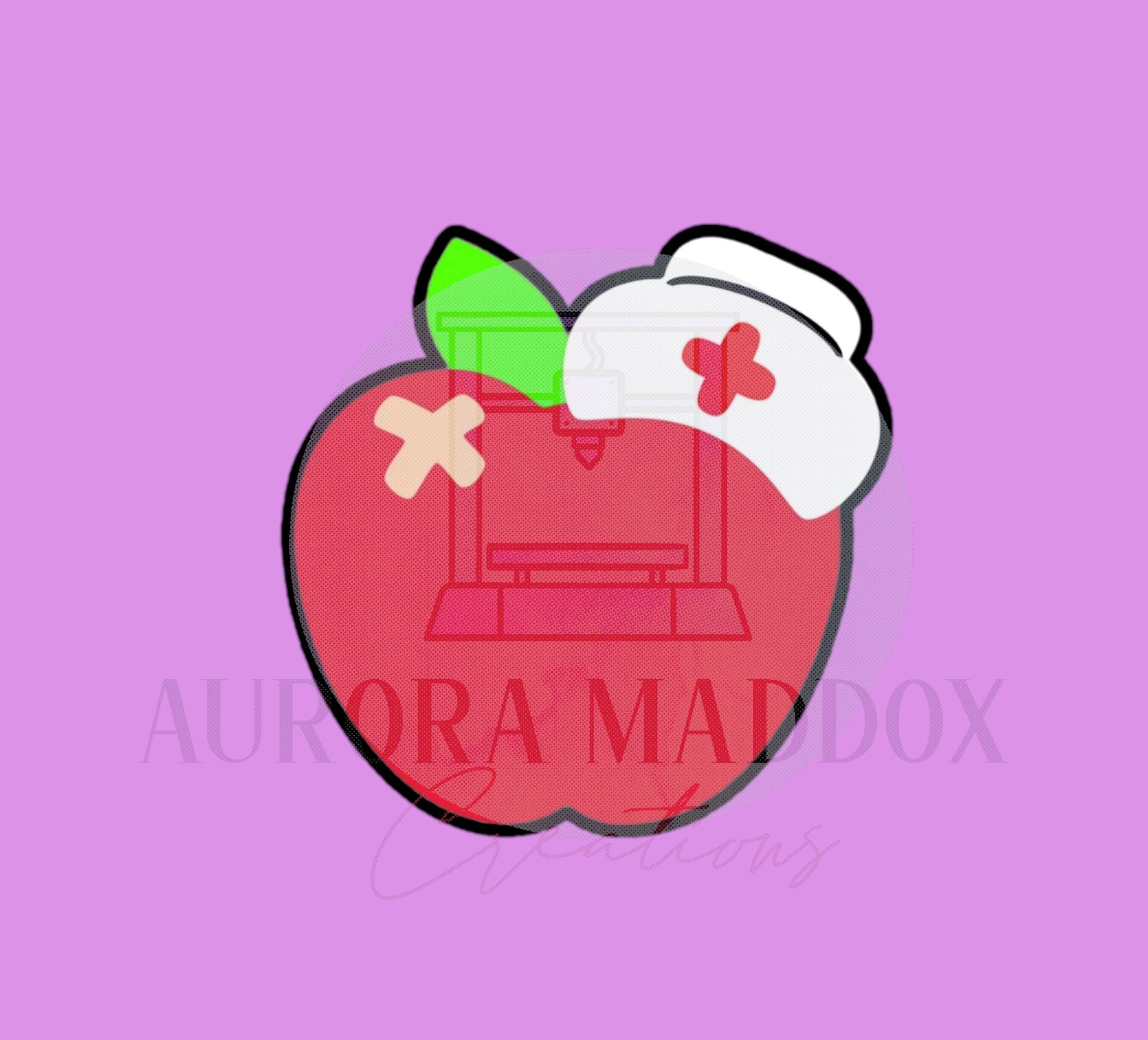 Nurse Apple Cookie Cutter