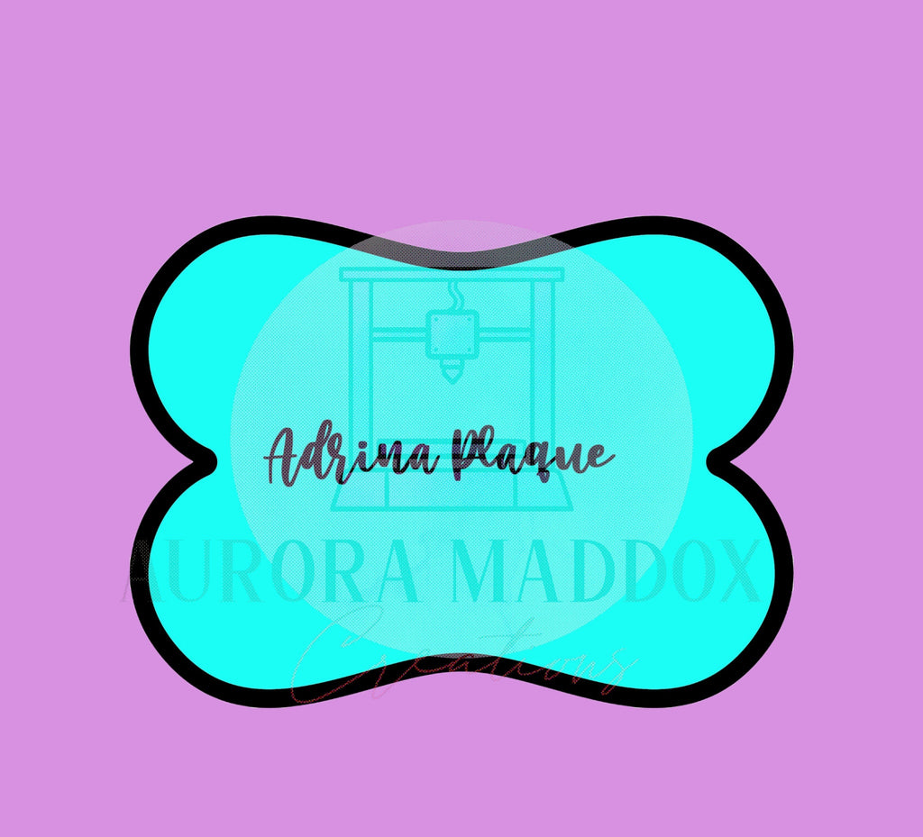 Adrina Plaque | Cookie Cutter