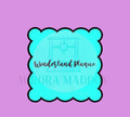 Wonderland Plaque | Cookie Cutter