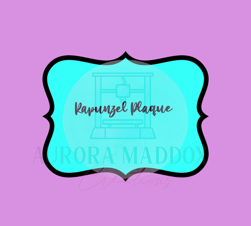 Rapunzel Plaque | Cookie Cutter