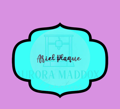 Ariel Plaque | Cookie Cutter