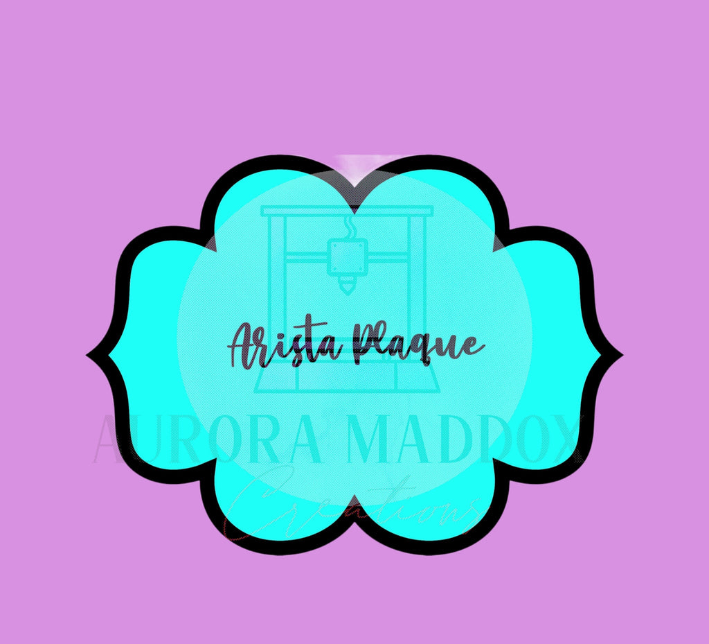 Arista Plaque | Cookie Cutter