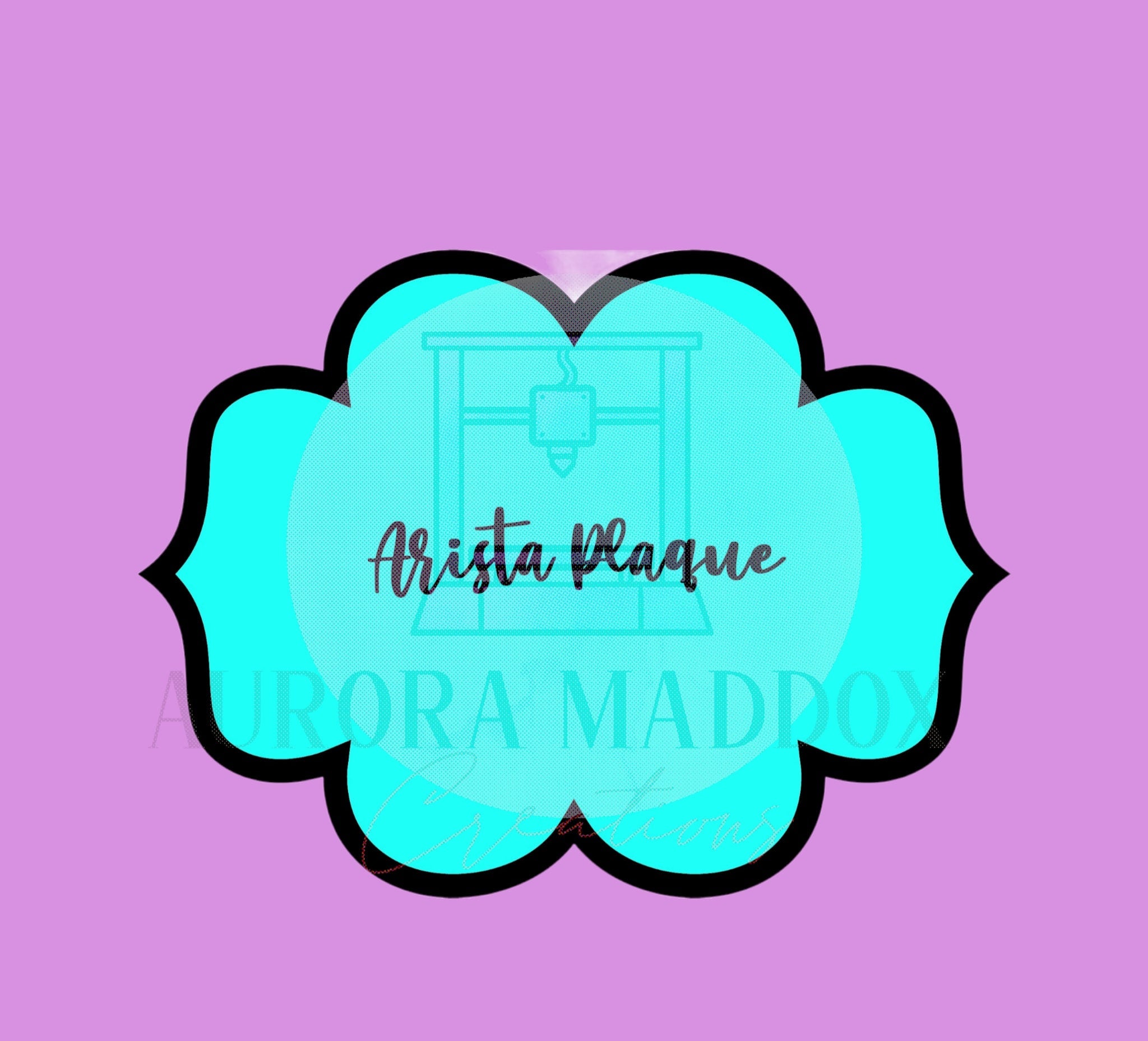 Arista Plaque | Cookie Cutter