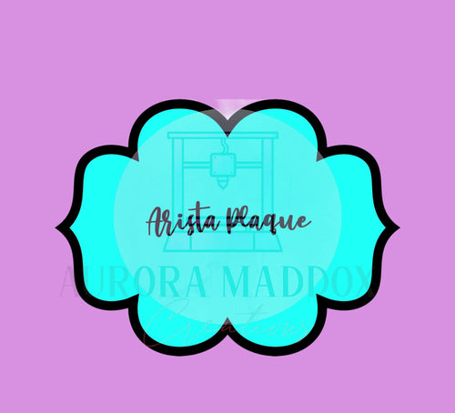 Arista Plaque | Cookie Cutter