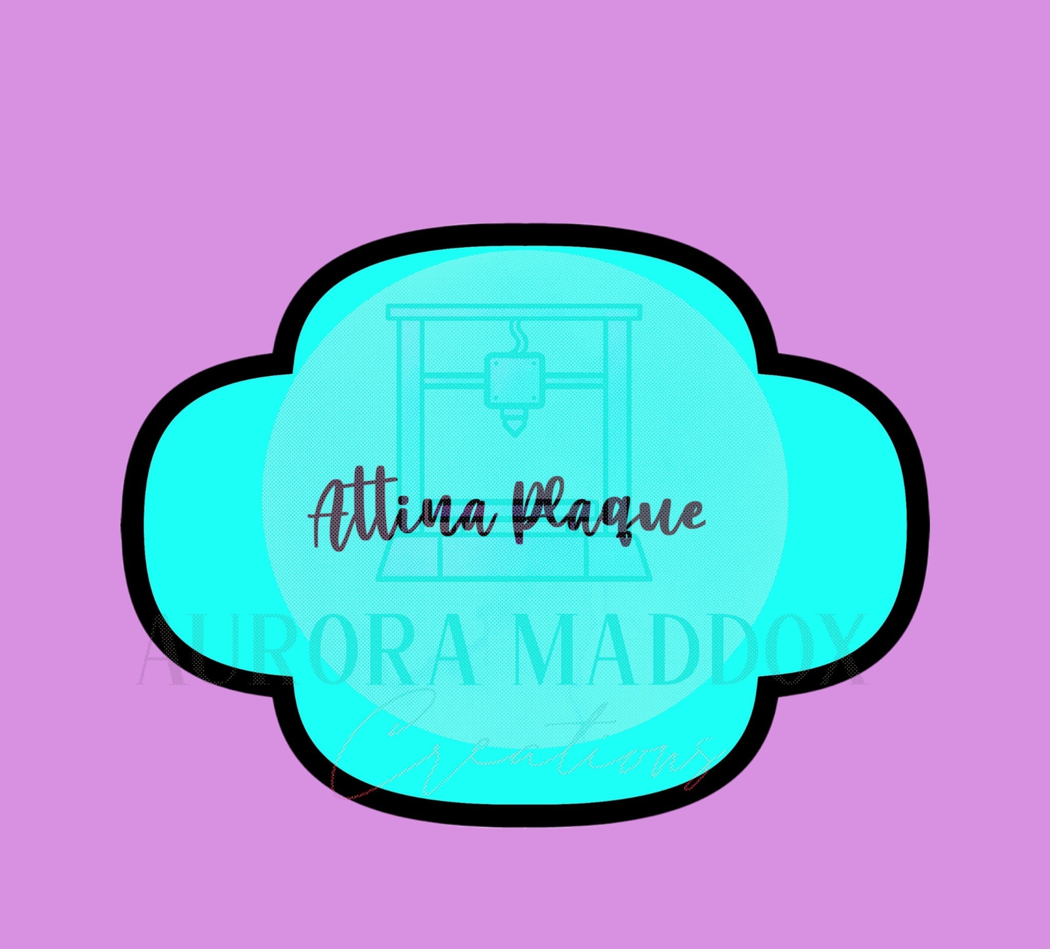 Attina Plaque | Cookie Cutter