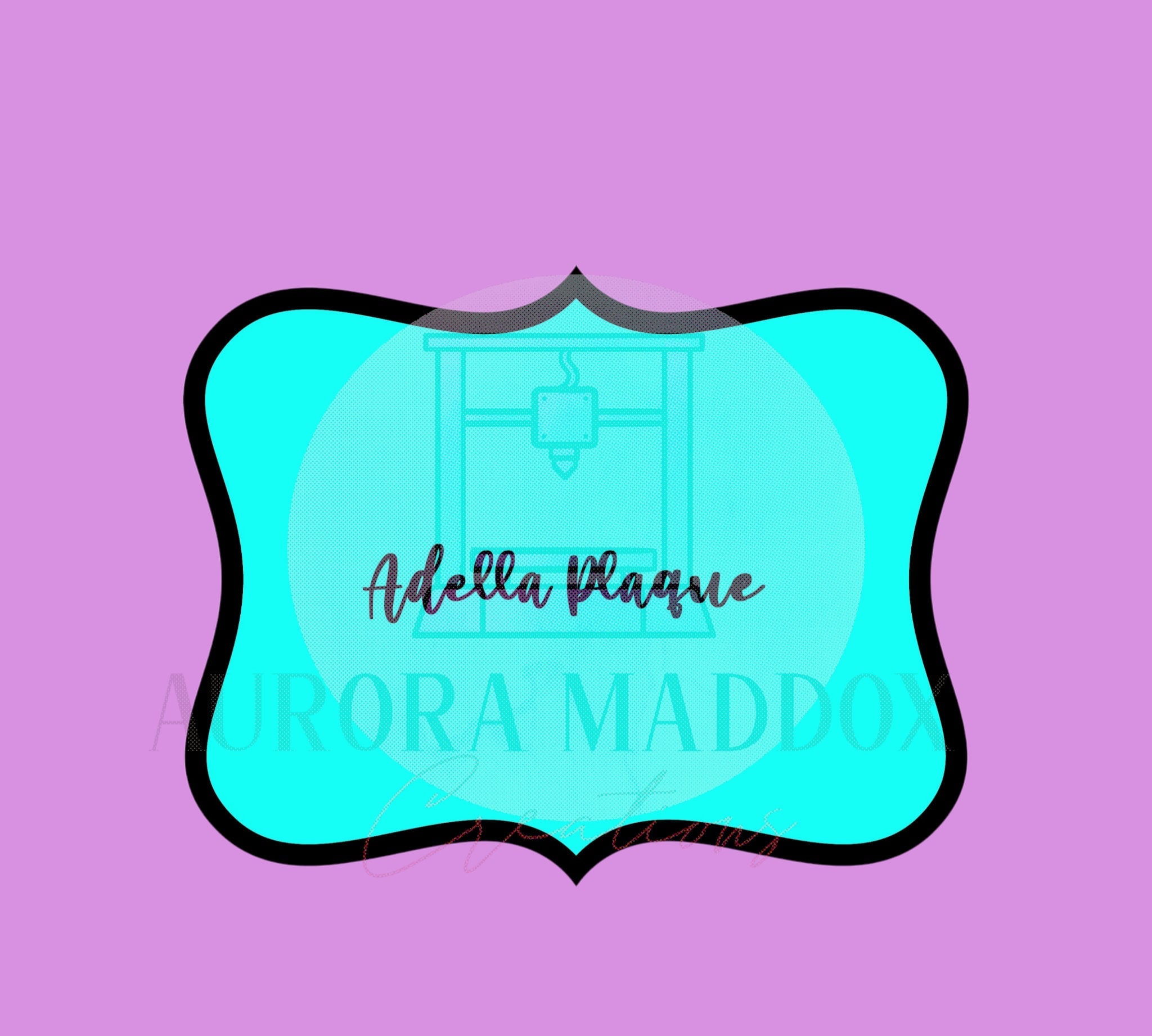 Adella Plaque | Cookie Cutter