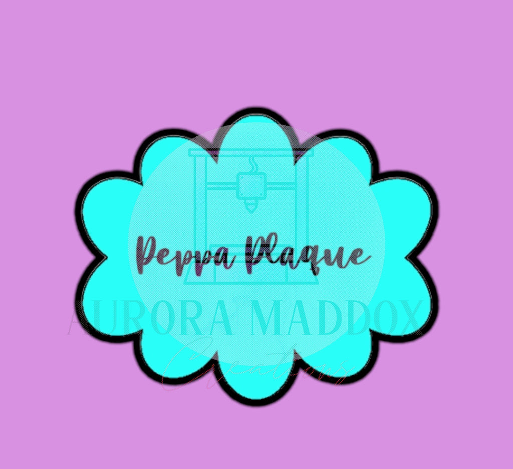 Pepp Plaque | Cookie Cutter
