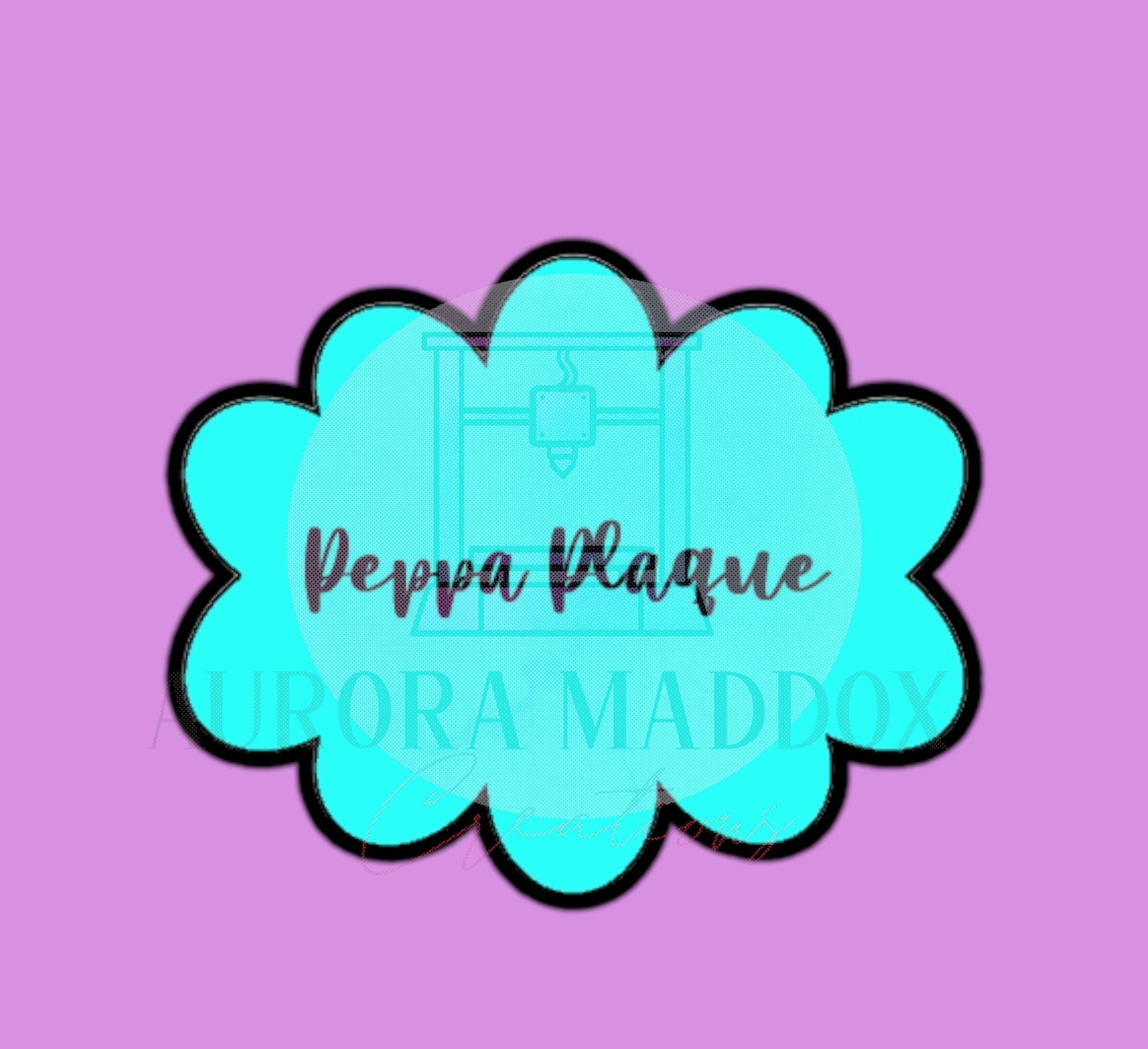 Pepp Plaque | Cookie Cutter
