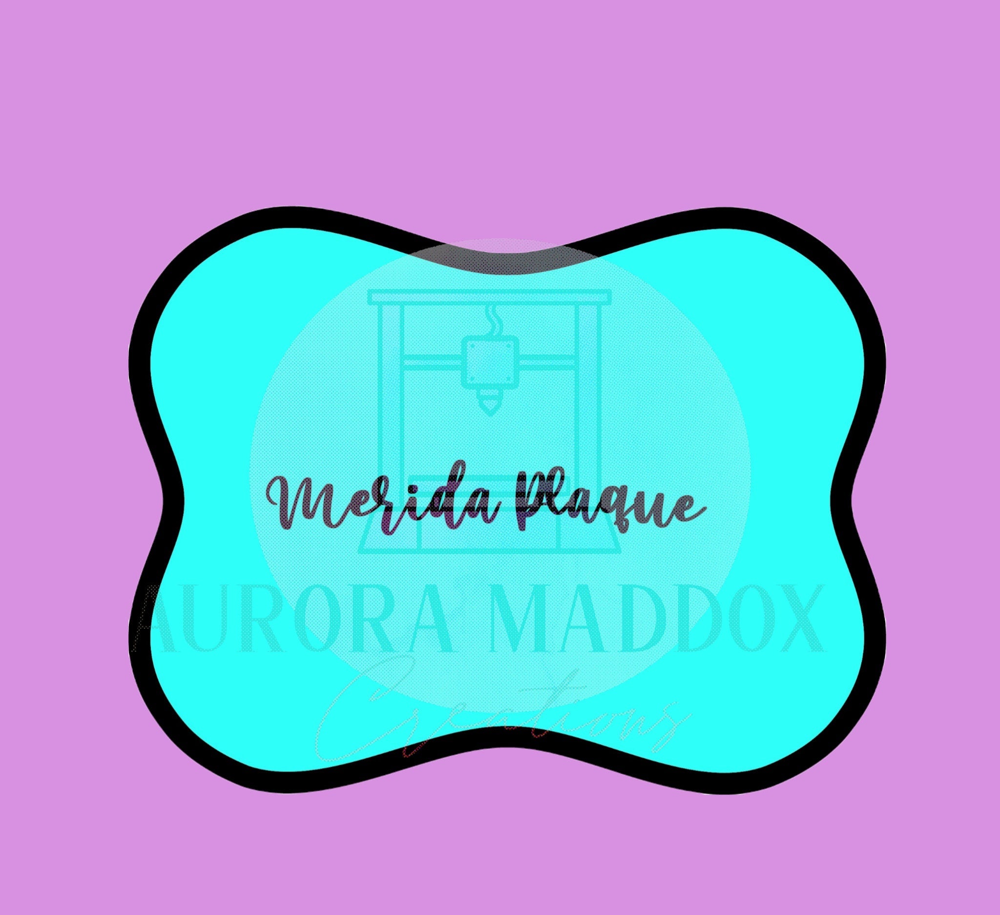 Merida Plaque | Cookie Cutter