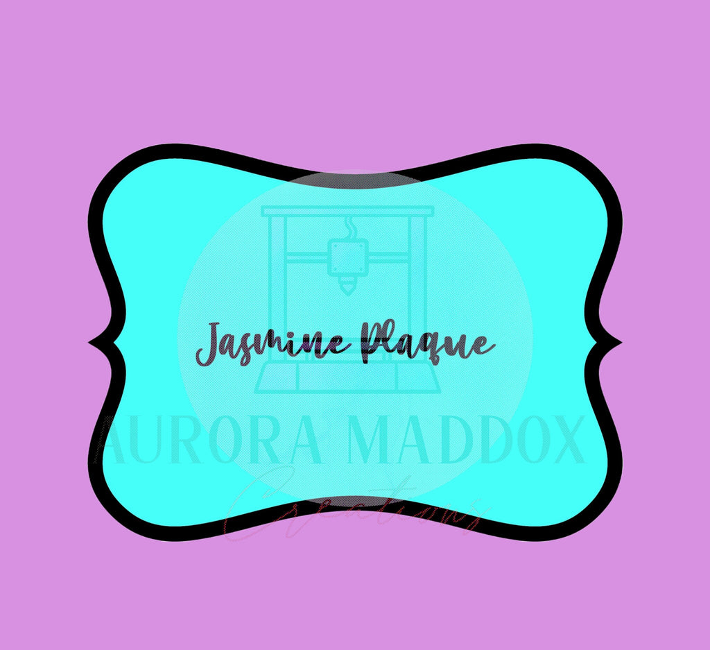 Jasmine Plaque | Cookie Cutter