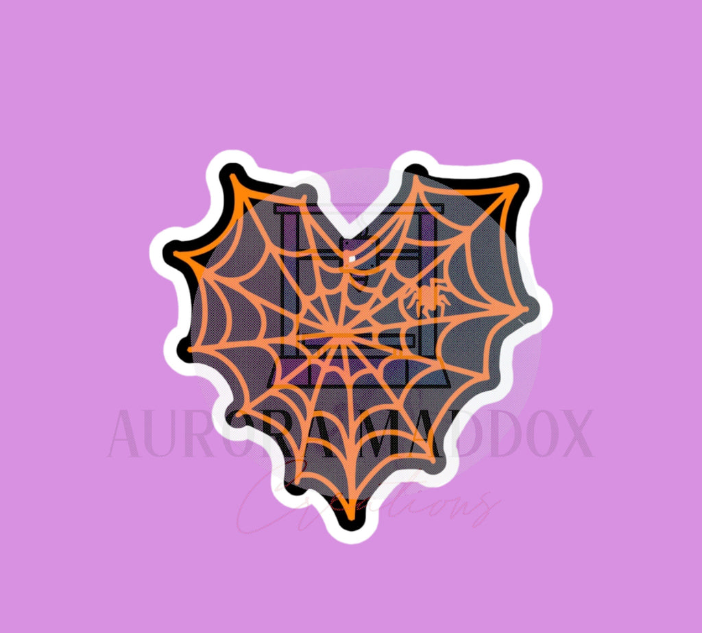 Spiderweb Heart Cookie Cutter