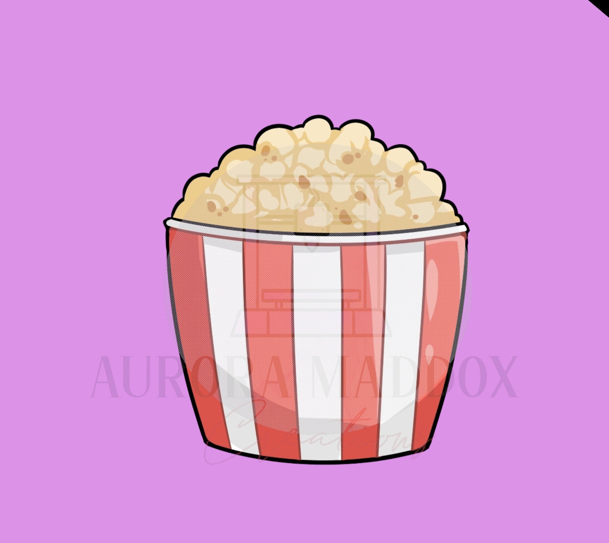 Popcorn Bag #2 Cookie Cutter