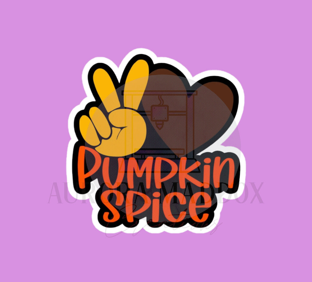 Peace Love Pumpkin Spice | Cookie Cutter