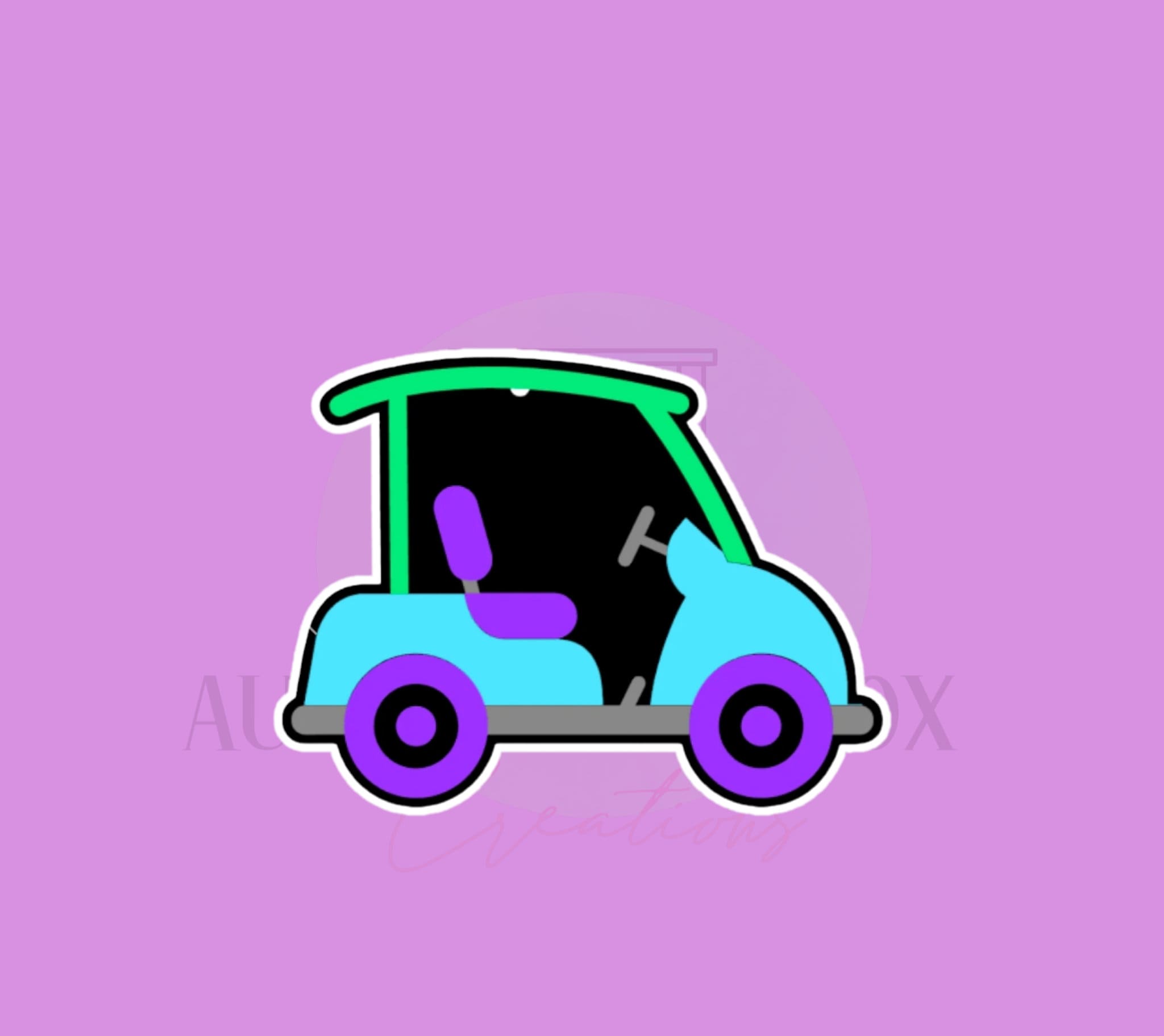 Golf Cart Cookie Cutter