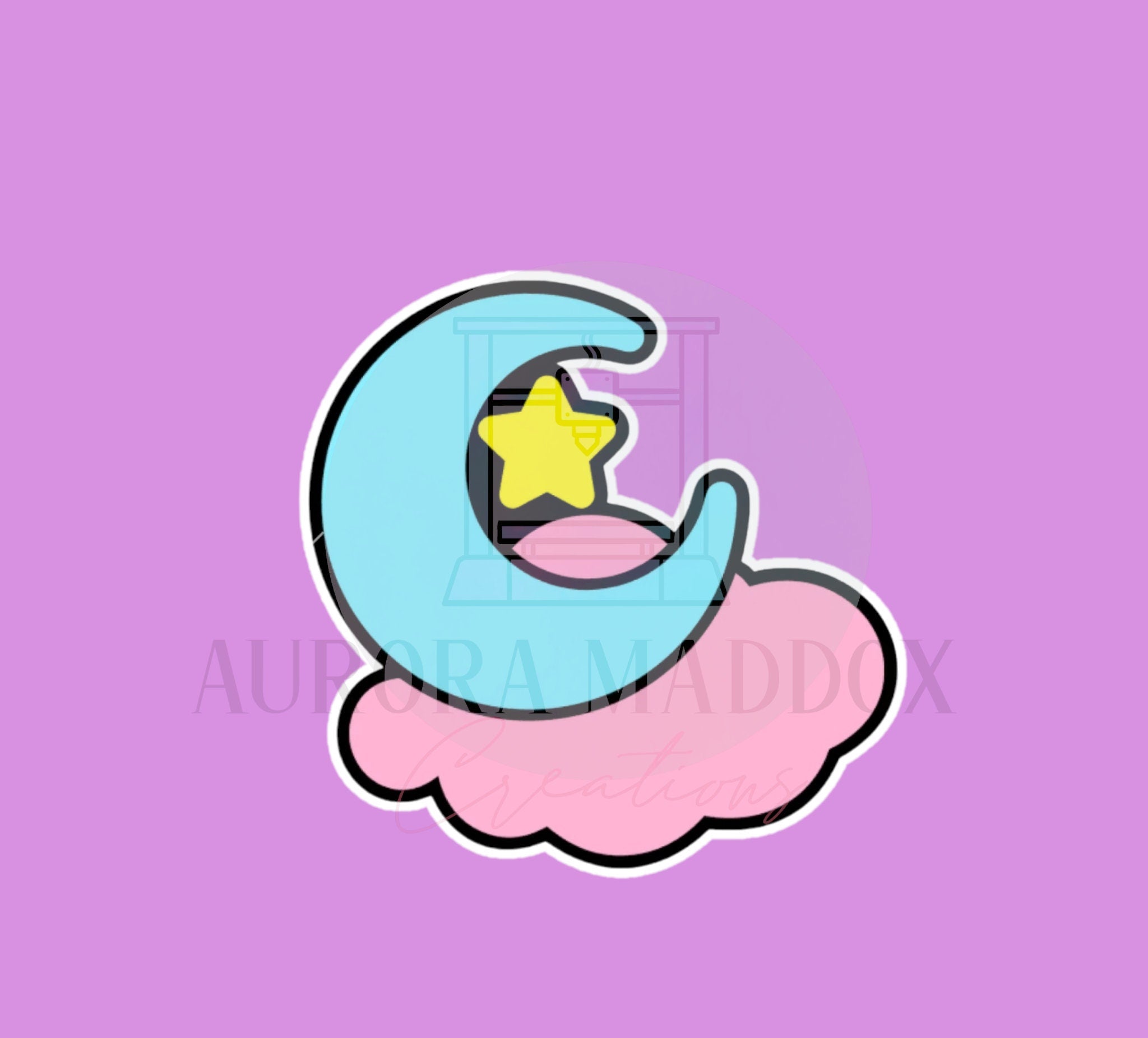 Moon Cloud Cookie Cutter