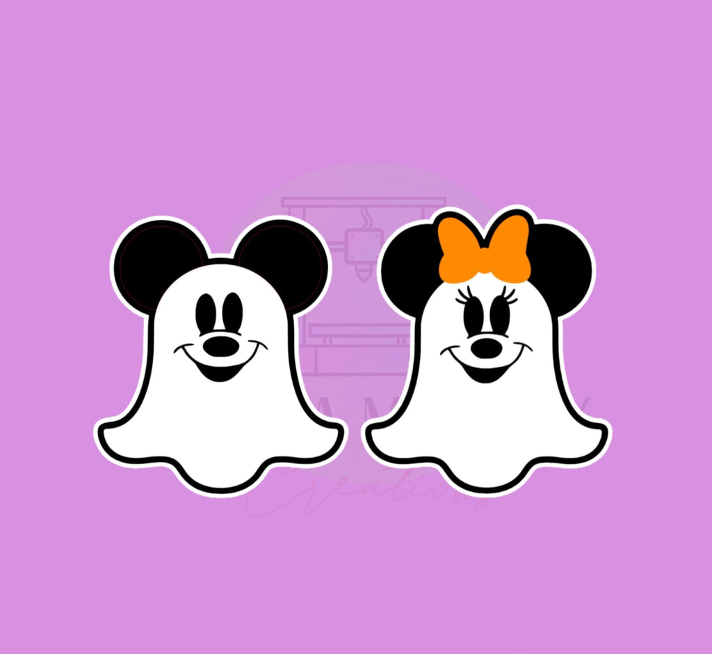Mouse Ghost | Cookie Cutter | 2 Piece