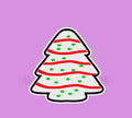 Christmas Tree Cake Cookie Cutter