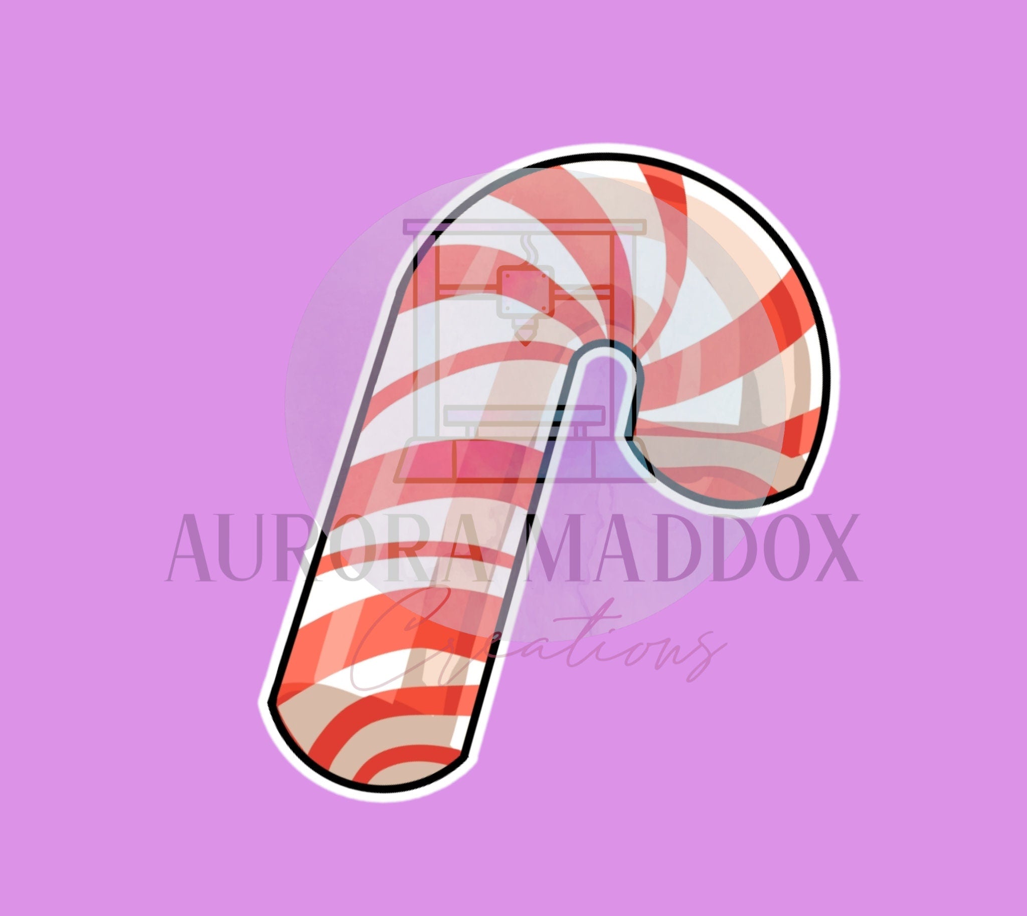 Candy Cane Cookie Cutter