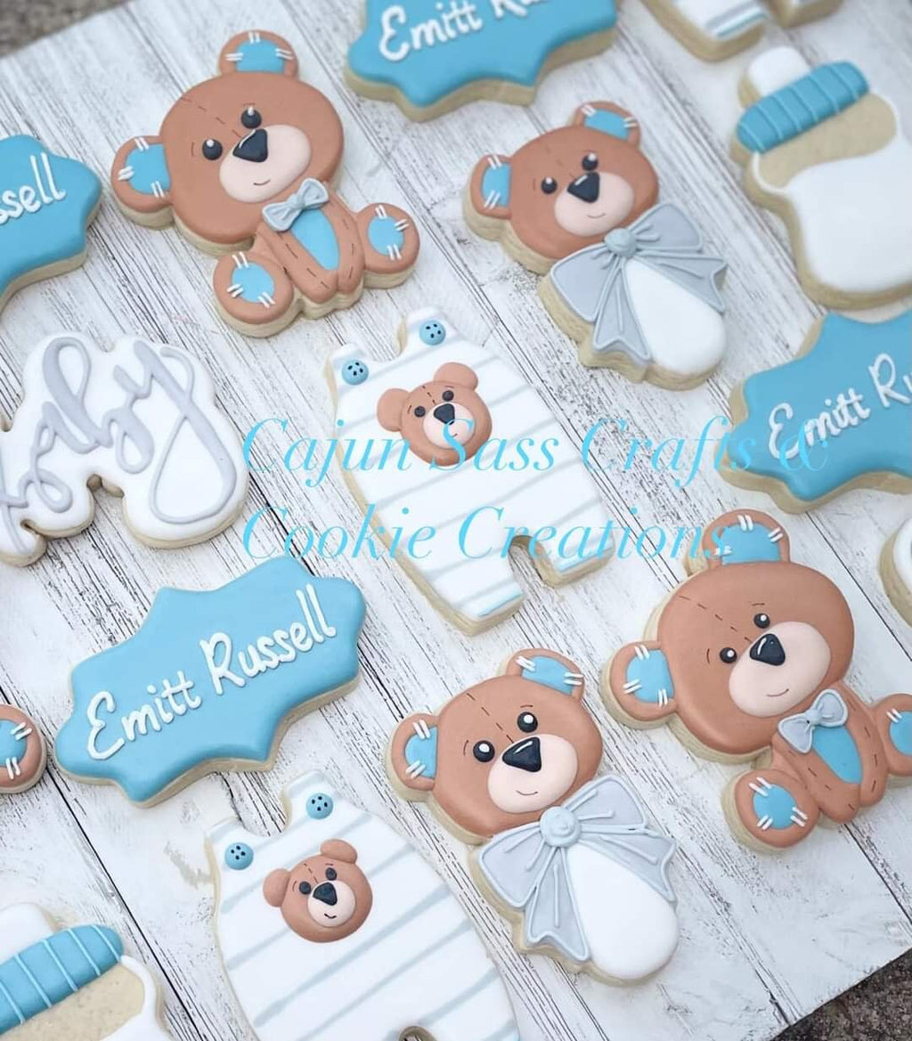 Baby Bear & Rattle 2 Piece | Cookie Cutter