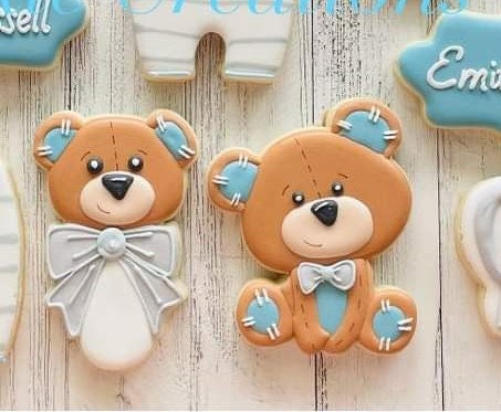 Baby Bear & Rattle 2 Piece | Cookie Cutter