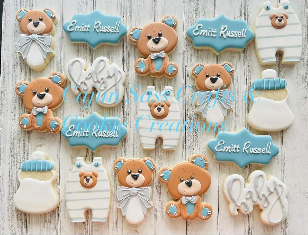 Baby Bear & Rattle 2 Piece | Cookie Cutter