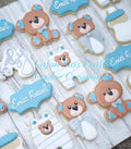 Bear Baby Rattle with Bow Cookie Cutter