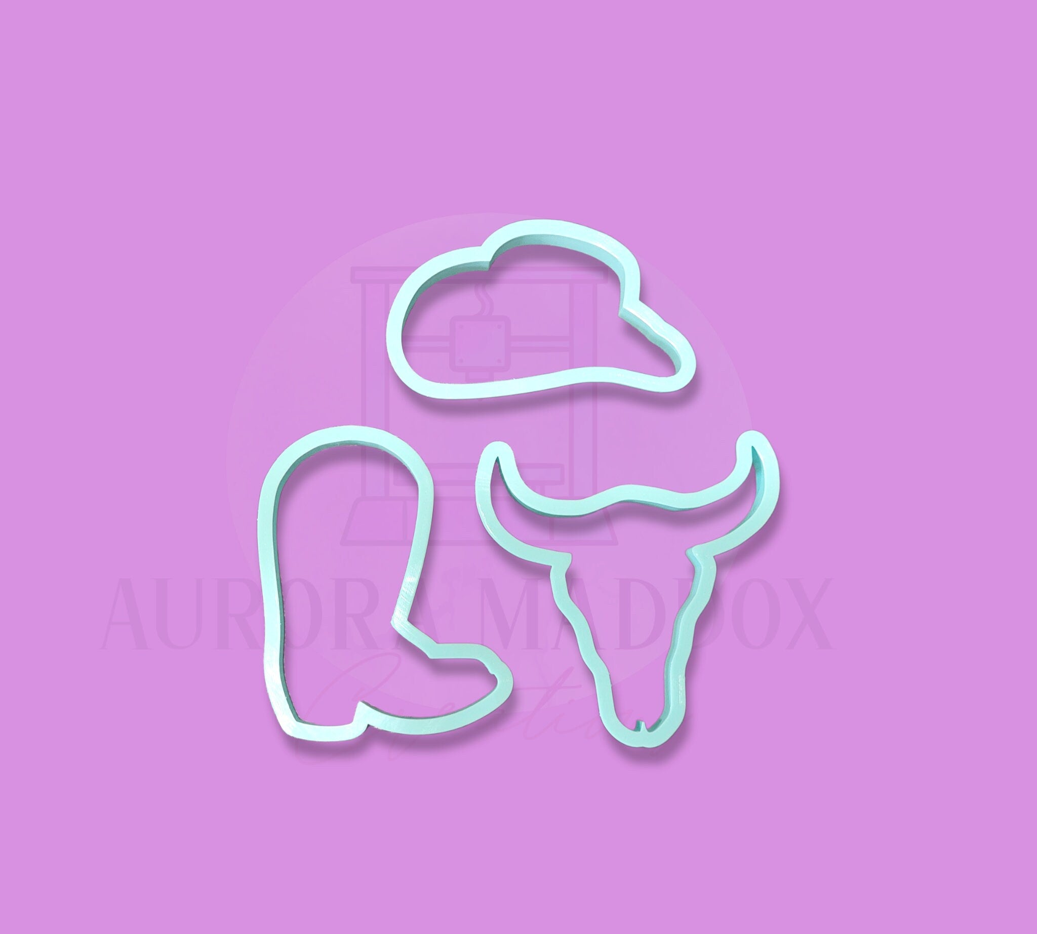 Cowboy-girl Set | Cookie Cutters | 3 Piece