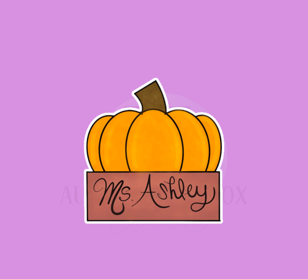 Pumpkin Plaque Cookie Cutter