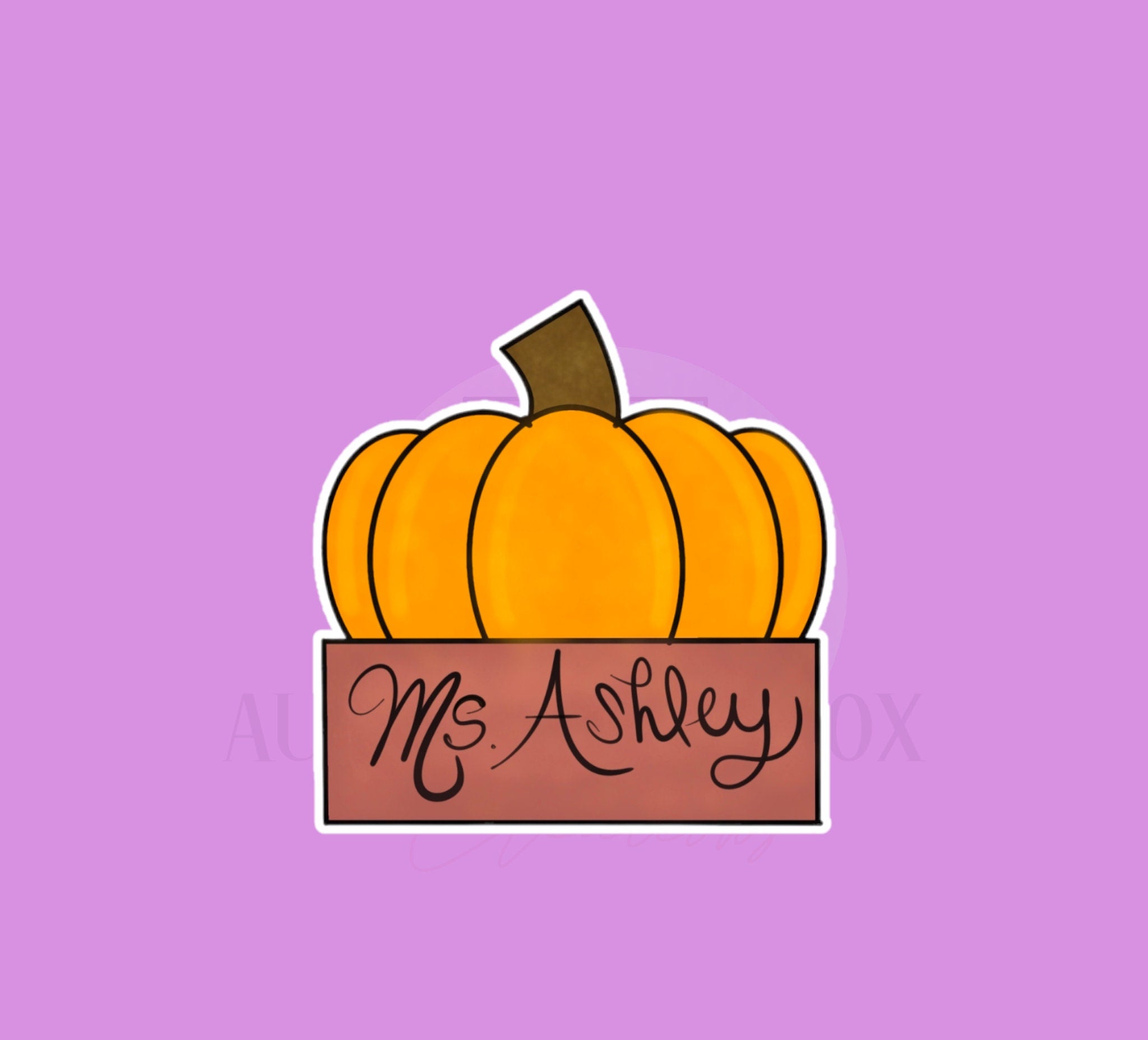 Pumpkin Plaque Cookie Cutter