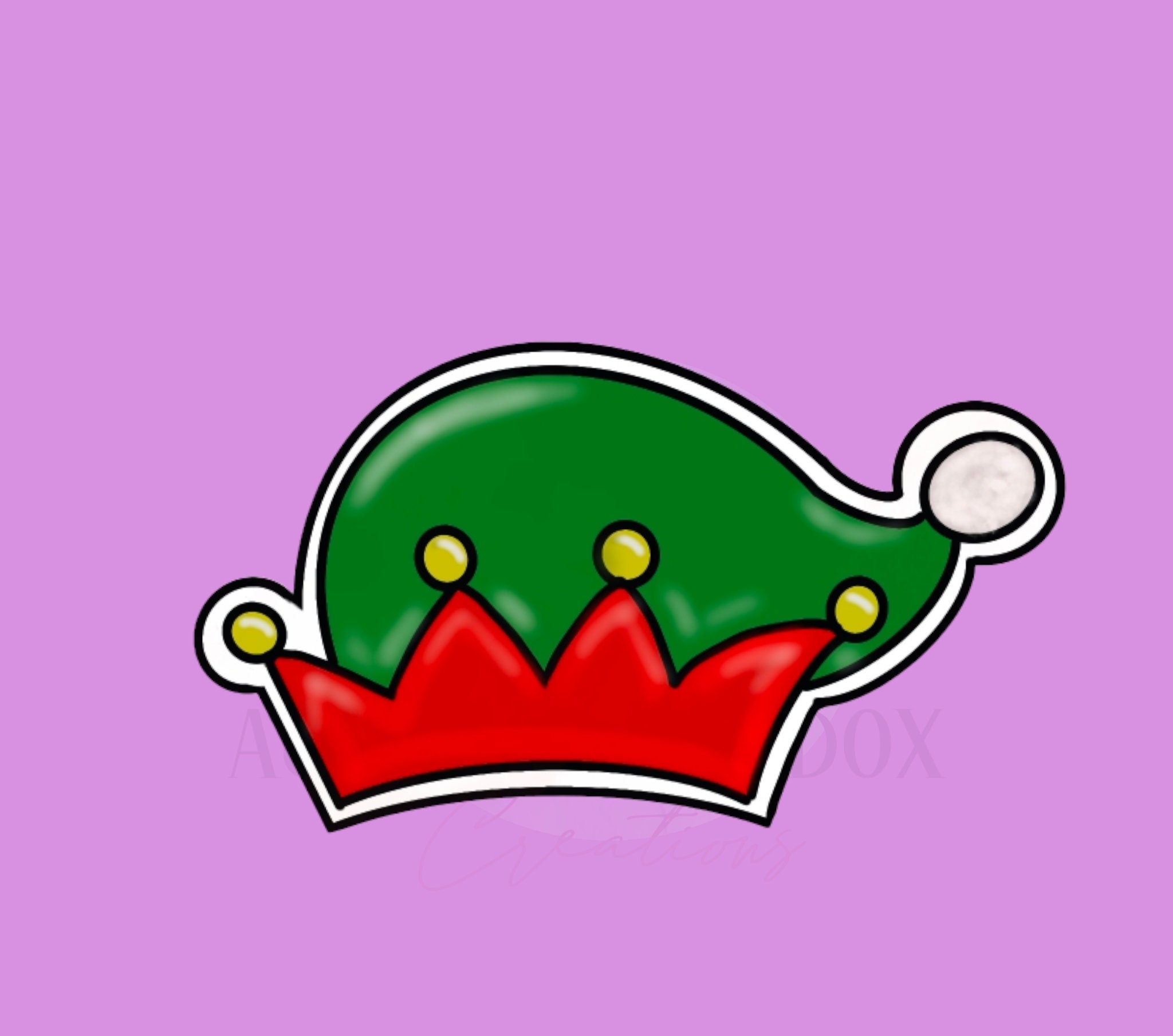 Elf Hat #2 Cookie Cutter