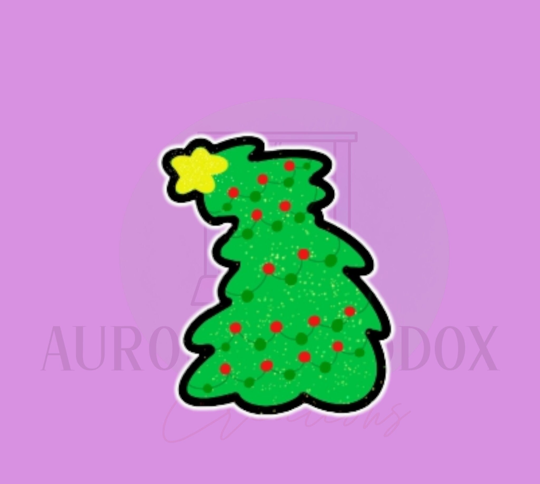 Tree Leaning Cookie Cutter