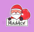 Santa Plaque Cookie Cutter