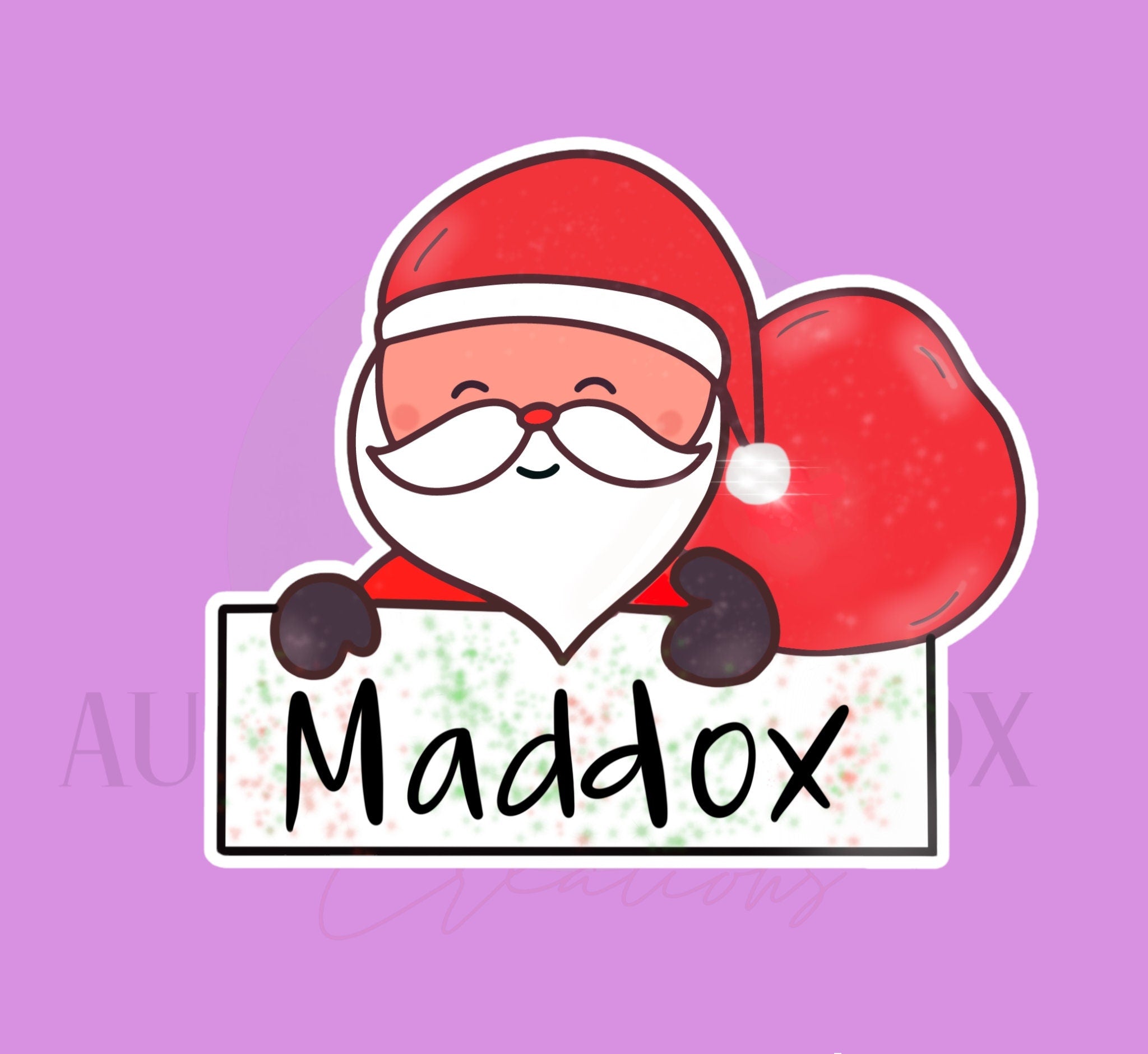 Santa Plaque Cookie Cutter