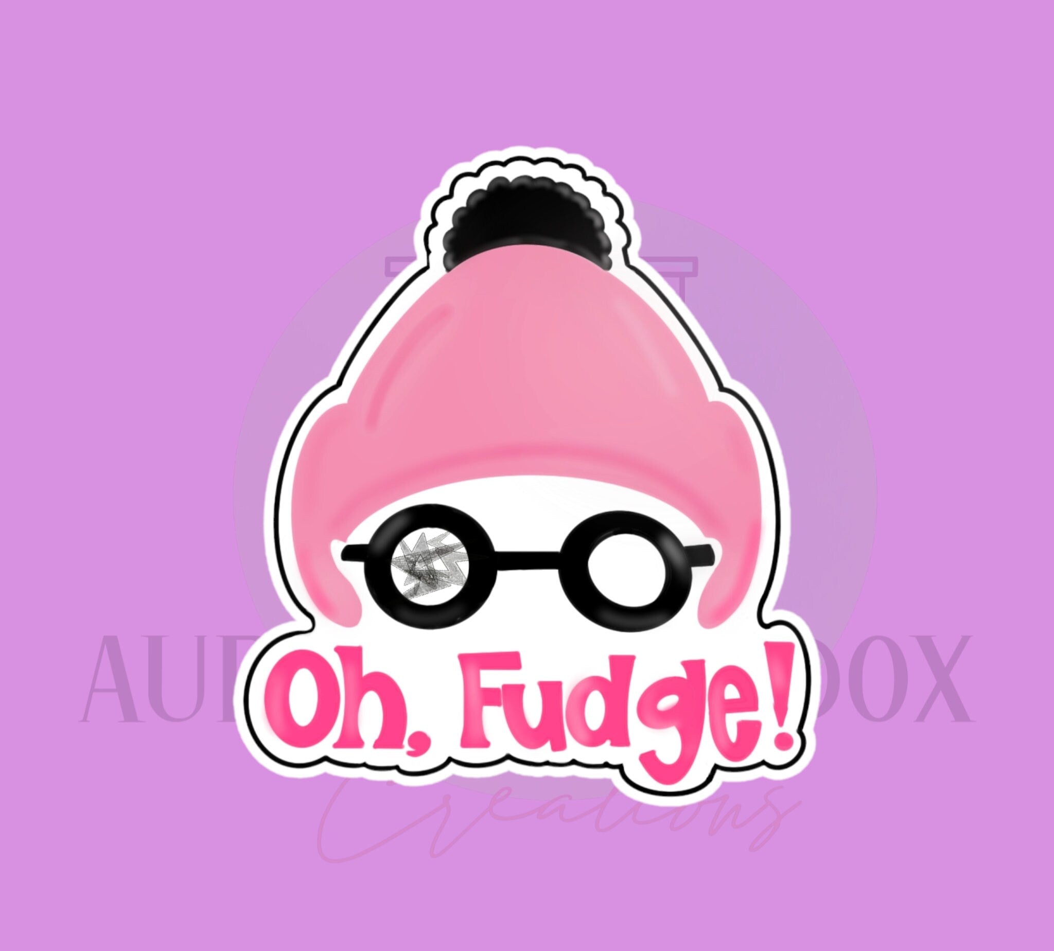 Oh Fudge Plaque | Cookie Cutter