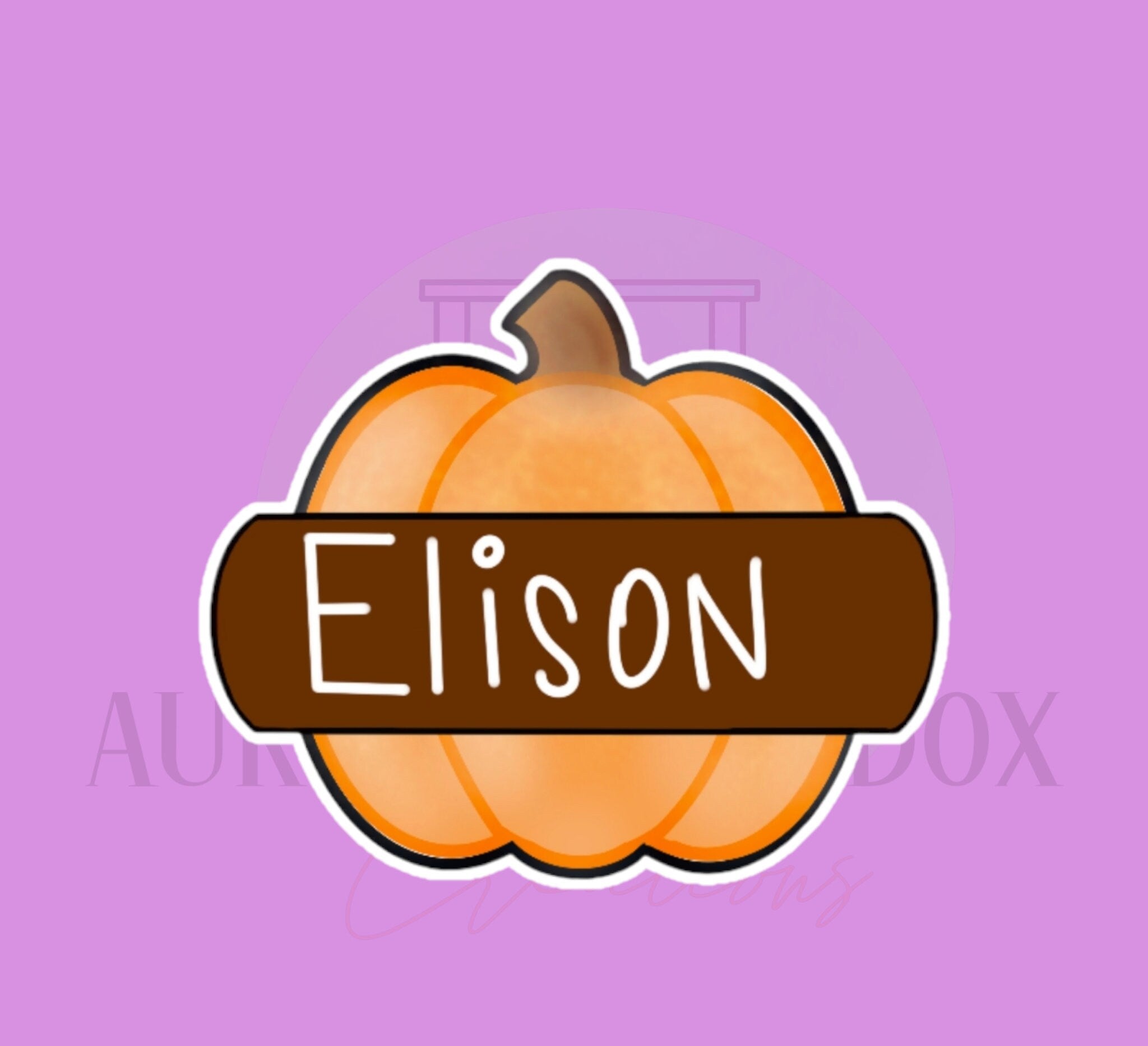 Pumpkin Banner Cookie Cutter