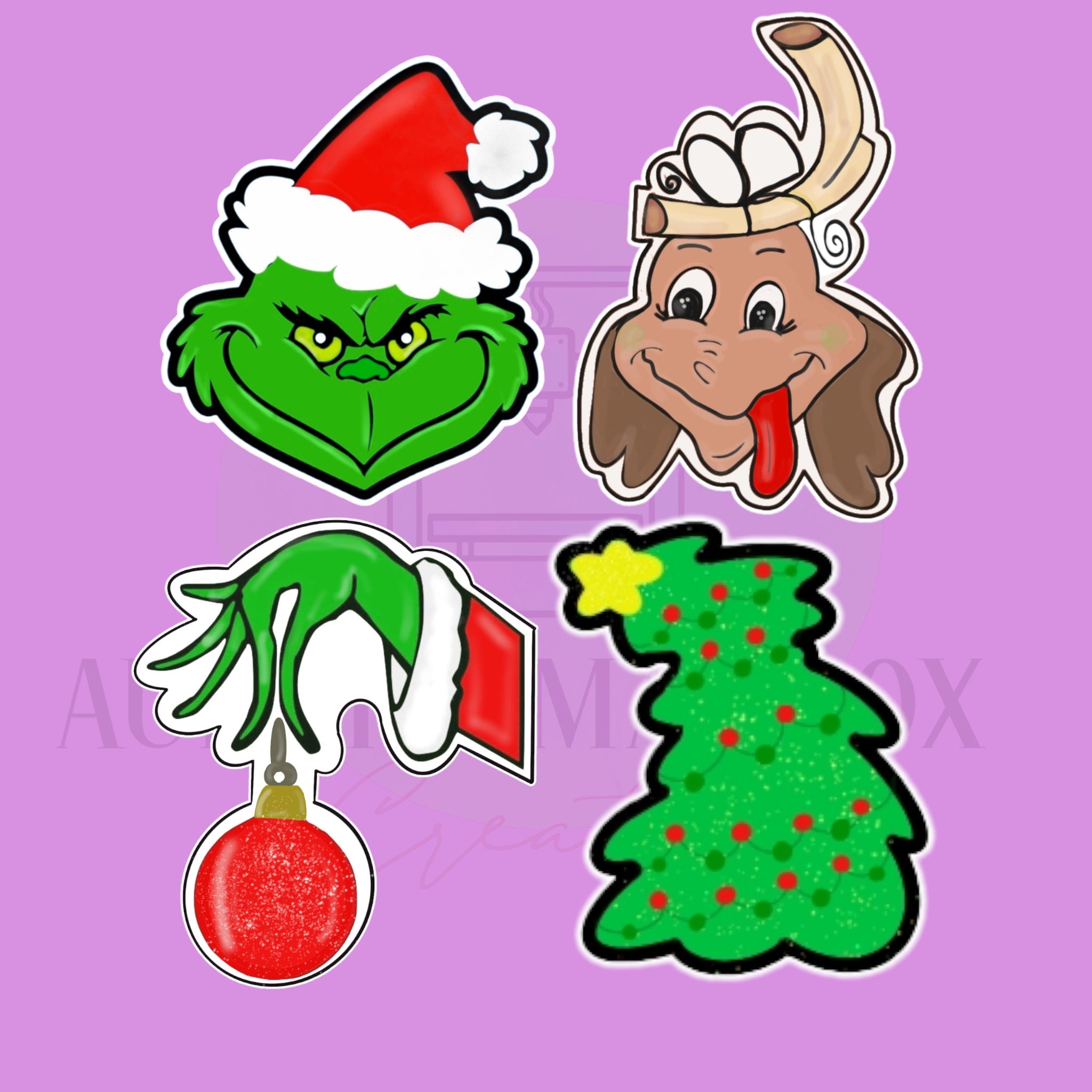 Green Christmas 4 Piece Set | Cookie Cutter
