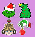 Green Christmas 4 Piece Set | Cookie Cutter