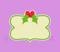 Holly Plaque Cookie Cutter