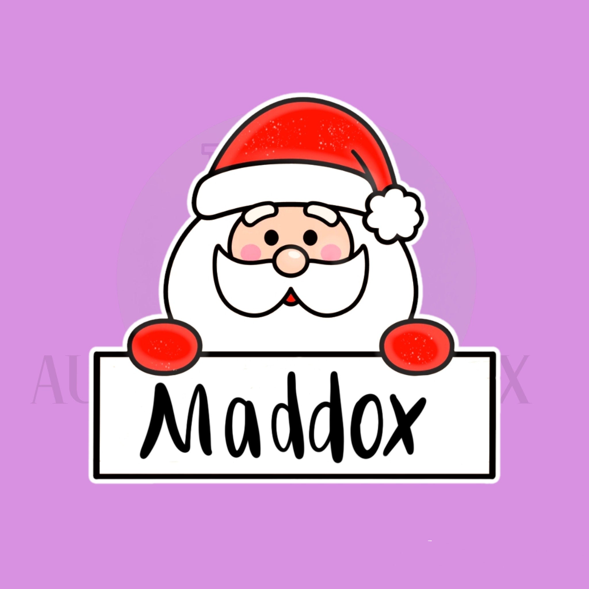 Santa Claus Plaque Cookie Cutter