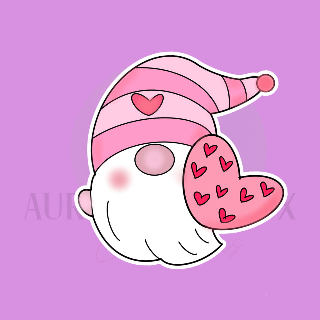 Gnome Valentine Cookie Cutter