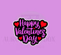 Happy Valentines Day Plaque Cookie Cutter