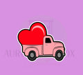 Heart Truck Cookie Cutter