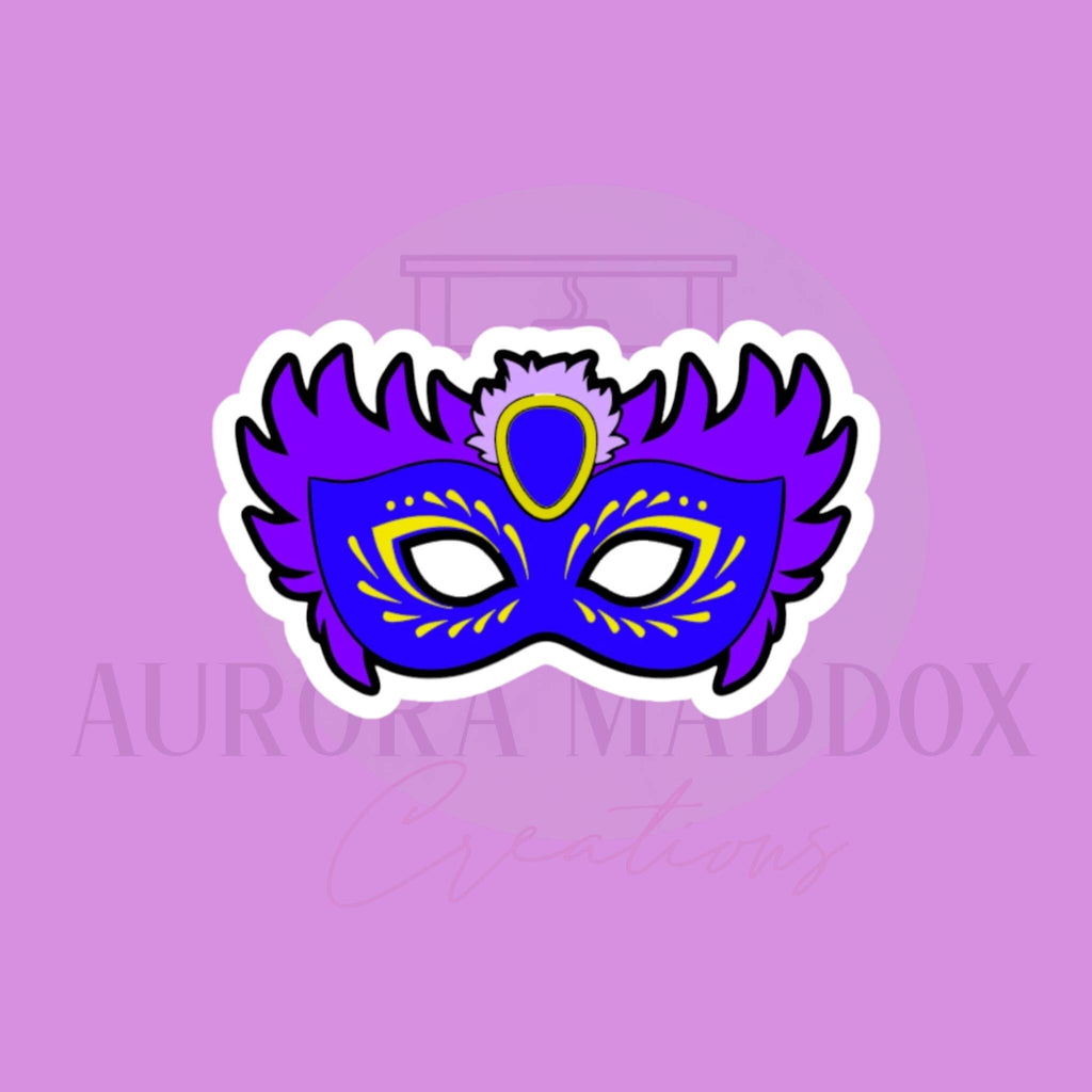 Mardi Gras Mask #2 Cookie Cutter
